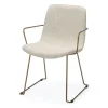 Dining Chairs-Kirkland's Home Gold And Upholstered Dining Chair Ivory
