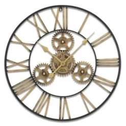 Clocks-Kirkland's Home Gold Emmanuel Wall Clock