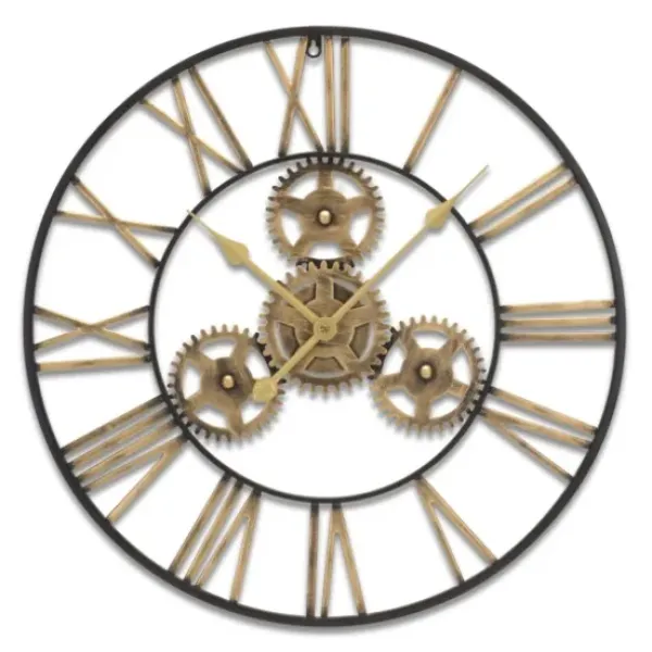 Clocks-Kirkland's Home Gold Emmanuel Wall Clock