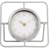 Decorative Accents-Kirkland's Home Gold Frame Modern Tabletop Clock Gold/White/Black