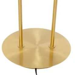 Floor Lamps-Kirkland's Home Gold Iron Arch Base Floor Lamp White