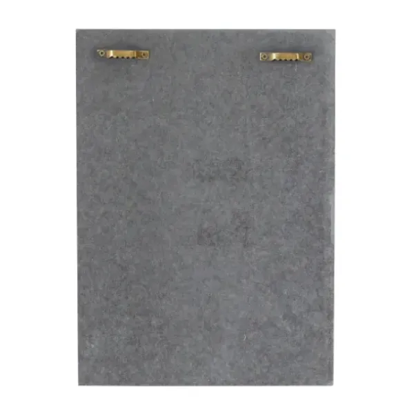Wall Plaques-Kirkland's Home Gold Leaves Cement Wall Plaques, Set Of 4 Gold/Gray