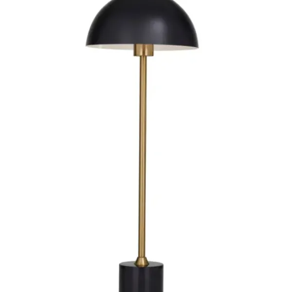 Table Lamps-Kirkland's Home Gold Metal Dome Shade Table Lamp Black