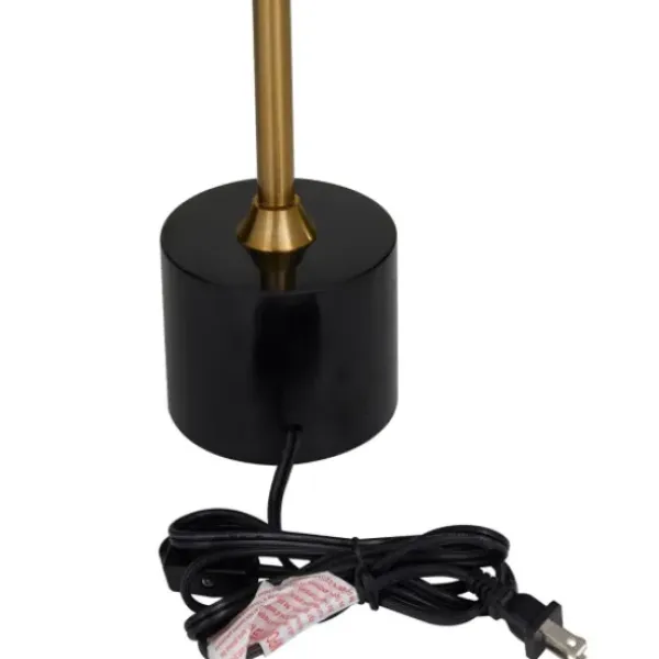 Table Lamps-Kirkland's Home Gold Metal Dome Shade Table Lamp Black