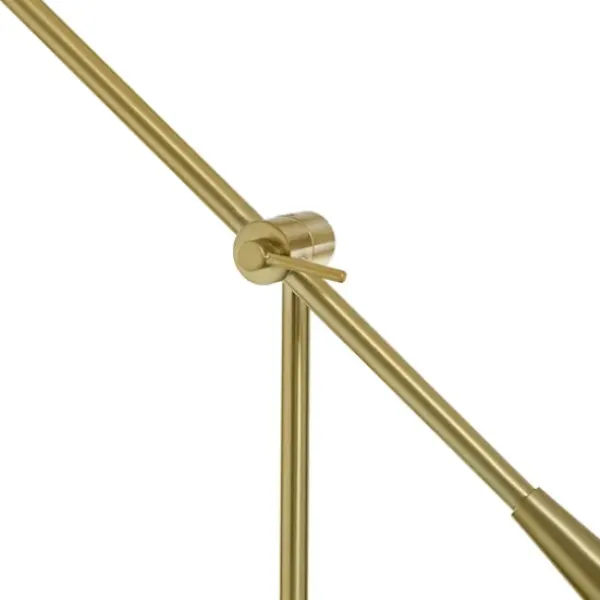 Table Lamps-Kirkland's Home Gold Metal Glass Task Shade Table Lamp Clear