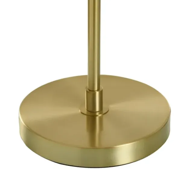 Table Lamps-Kirkland's Home Gold Metal Glass Task Shade Table Lamp Clear