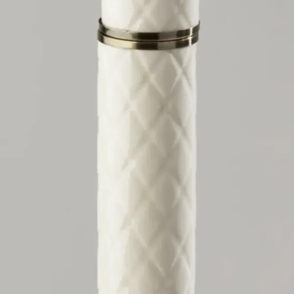 Floor Lamps-Kirkland's Home Gold Metal Trellis Accented Floor Lamp Gold/Ivory