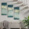 Canvas Art-Kirkland's Home Gold Midnight Forest Canvas Art Prints, Set Of 3 Blue/Gold