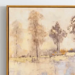Canvas Art-Kirkland's Home Gold Natural Treescape Canvas Art Print Gold/Tan