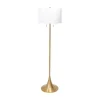 Floor Lamps-Kirkland's Home Gold Sleek Modern Floor Lamp White