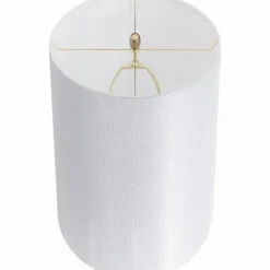 Table Lamps-Kirkland's Home Gold Sparkle Shade Tapered Table Lamps, Set Of 2 White