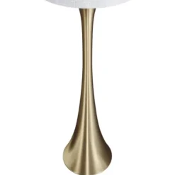 Table Lamps-Kirkland's Home Gold Sparkle Shade Tapered Table Lamps, Set Of 2 White