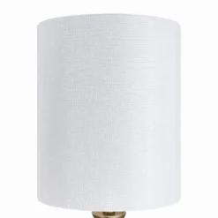 Table Lamps-Kirkland's Home Gold Sparkle Shade Tapered Table Lamps, Set Of 2 White