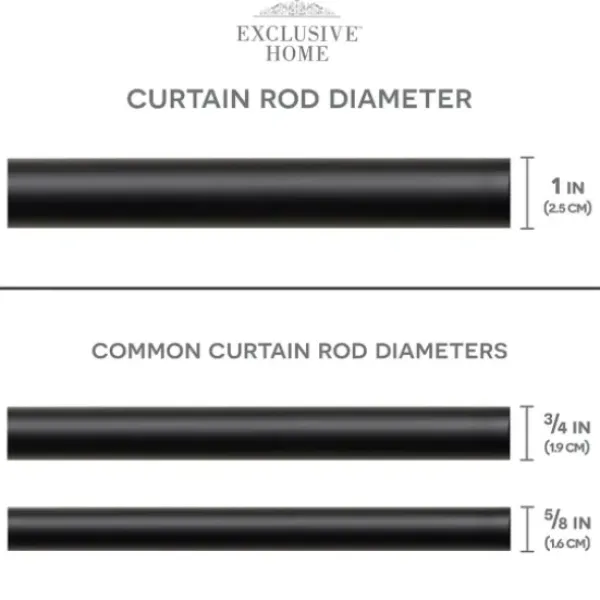 Curtain Rods & Hardware-Kirkland's Home Gold Stacked Cylinder Curtain Rod, 72 In.