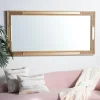Framed Mirrors-Kirkland's Home Golden Carved Textured Framed Mirror