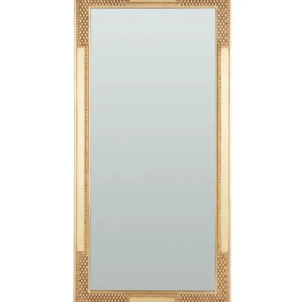 Framed Mirrors-Kirkland's Home Golden Carved Textured Framed Mirror
