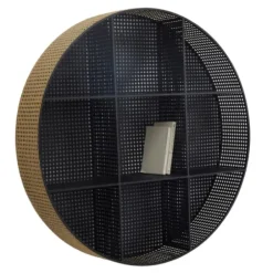 Shelves-Kirkland's Home Golden Dots Circle Cubbies Wall Shelf