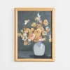 Framed Art-Kirkland's Home Golden Floral Framed Art Print Yellow/Green