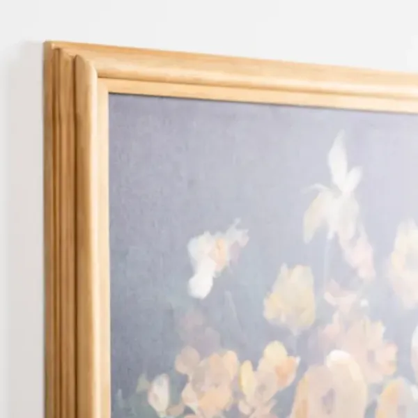 Framed Art-Kirkland's Home Golden Floral Framed Art Print Yellow/Green
