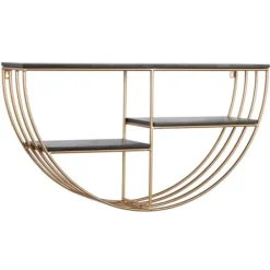 Shelves-Kirkland's Home Golden Half Moon Wall Shelves