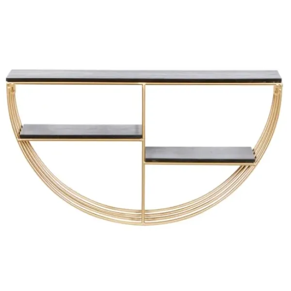 Shelves-Kirkland's Home Golden Half Moon Wall Shelves