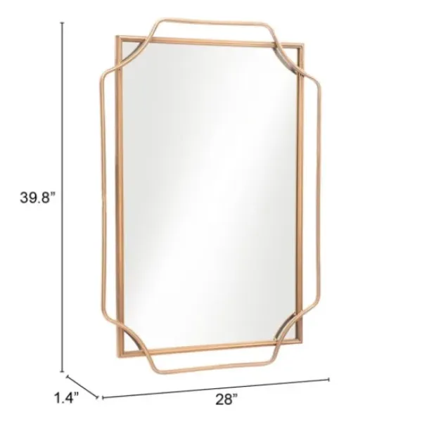 Framed Mirrors-Kirkland's Home Golden Infinity Layer Framed Mirror
