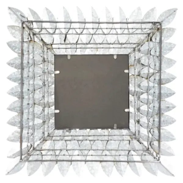 Framed Mirrors-Kirkland's Home Golden Leaves Metal Framed Mirror
