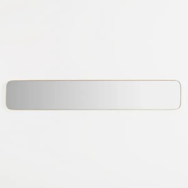 Framed Mirrors-Kirkland's Home Golden Linear Wall Mirror