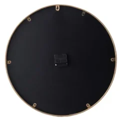 Clocks-Kirkland's Home Golden Mirrored Marbling Wall Clock