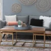 Coffee Tables-Kirkland's Home Golden Nesting 3-Pc. Coffee And Accent Table Set Brown