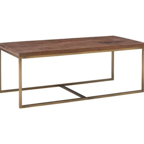 Coffee Tables-Kirkland's Home Golden Nesting 3-Pc. Coffee And Accent Table Set Brown