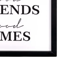 Wall Quotes & Signs-Kirkland's Home Good Food, Good Times Framed Wall Plaque White/Black