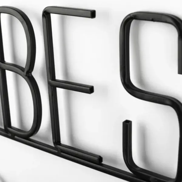 Wall Quotes & Signs-Kirkland's Home Good Vibes Only Metal Wall Plaque Black