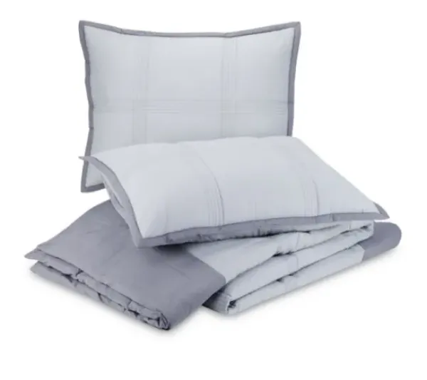 Quilts-Kirkland's Home Graham Full/Queen 3-Pc. Quilt Set Gray