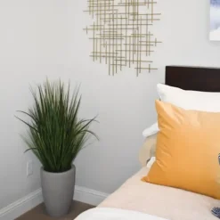 Arrangements & Greenery-Kirkland's Home Grass Arrangement In Gray Cement Pot Green/Gray