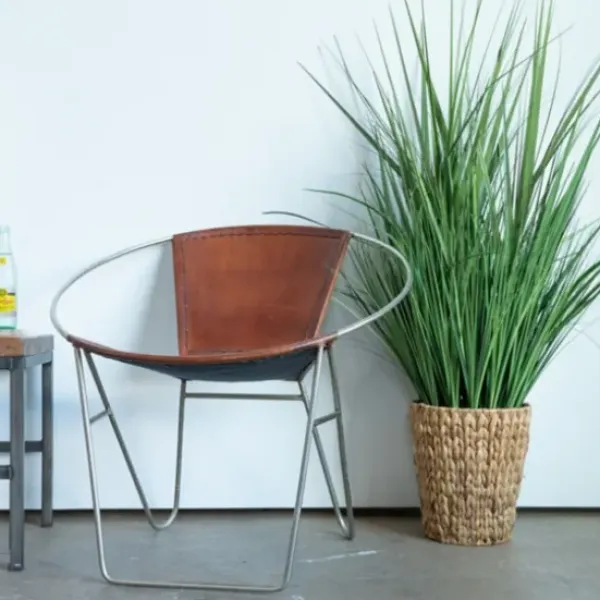 Arrangements & Greenery-Kirkland's Home Grass Arrangement In Natural Woven Basket Green