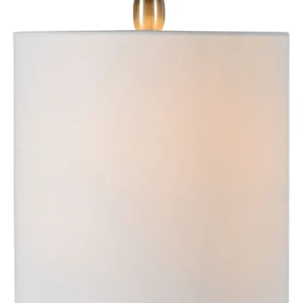 Table Lamps-Kirkland's Home Gray And Black Ceramic Table Lamp, Set Of 2 White