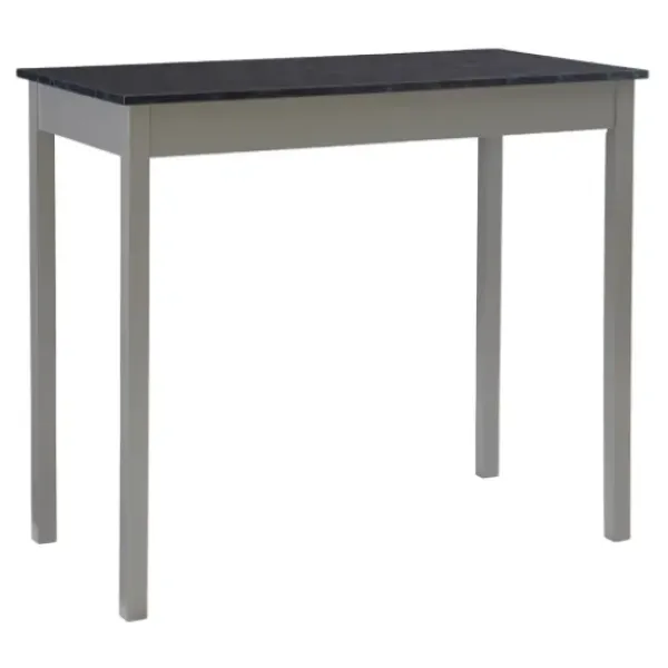 Dining Sets-Kirkland's Home Gray And Black 3-Pc. Stool And Table Set