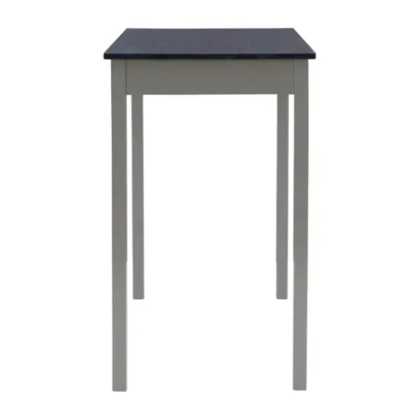 Dining Sets-Kirkland's Home Gray And Black 3-Pc. Stool And Table Set