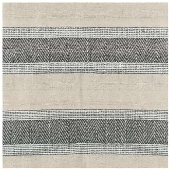 Blankets & Throws-Kirkland's Home Gray And Natural Colorblock Chevron Throw Gray/Tan