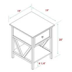 Accent & End Tables-Kirkland's Home Gray And Wash Reclaimed Wood Accent Table White