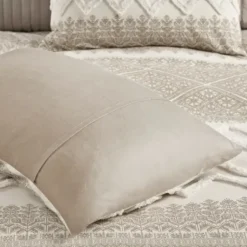 Duvets-Kirkland's Home Gray And White 3-Pc. California King Duvet Set Gray/White