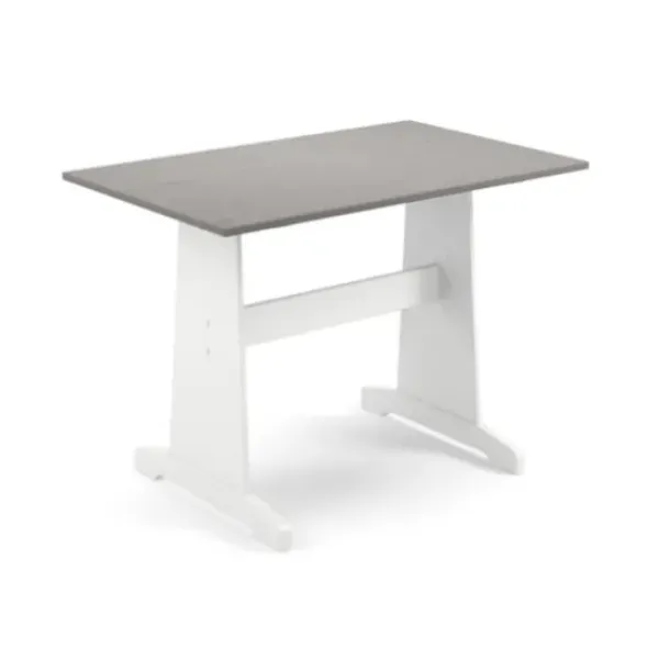 Dining Sets-Kirkland's Home Gray And White 3-Pc. Dining Nook Set