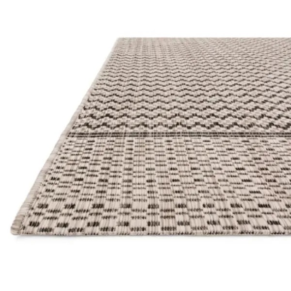 Outdoor Rugs-Kirkland's Home Gray And White Reversible Outdoor Rug, 3X5 Gray/White