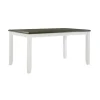 Dining Tables-Kirkland's Home Gray And White Two-Toned Wood Dining Table Gray/White