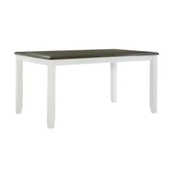 Dining Tables-Kirkland's Home Gray And White Two-Toned Wood Dining Table Gray/White