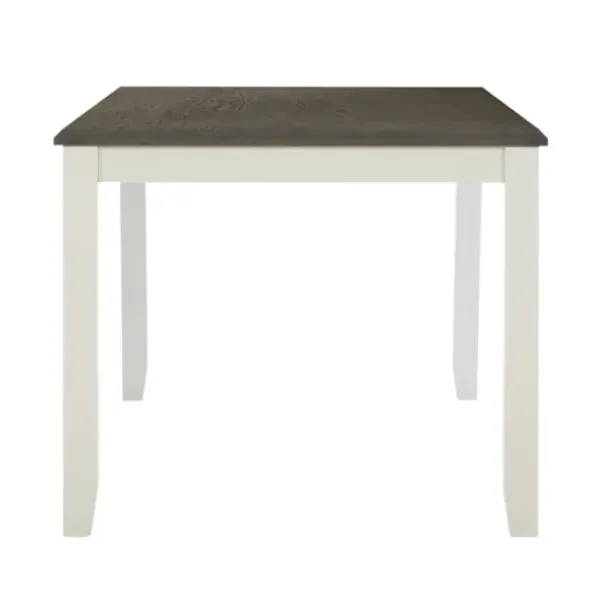 Dining Tables-Kirkland's Home Gray And White Two-Toned Wood Dining Table Gray/White