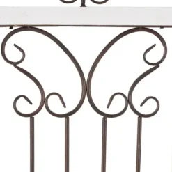 Wall Plaques-Kirkland's Home Gray Angelic Scrollwork Panel Wall Plaque Gray/Tan
