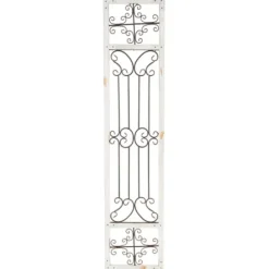 Wall Plaques-Kirkland's Home Gray Angelic Scrollwork Panel Wall Plaque Gray/Tan