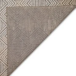 Outdoor Rugs-Kirkland's Home Gray Auckland Trellis Outdoor Area Rug, 6X9 Gray/Blue